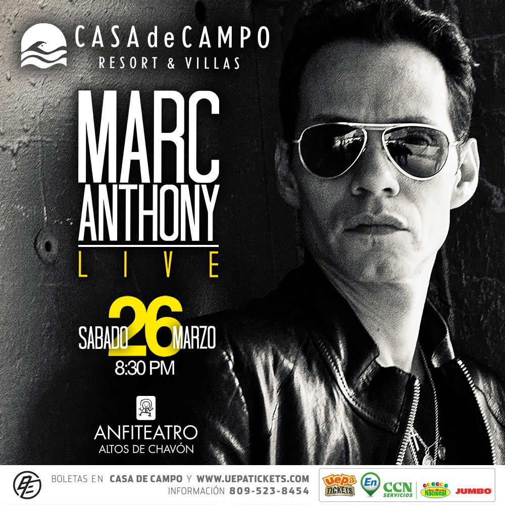 Концерт MARC ANTONY LIVE / 26.03.2016 в Casa de Campo